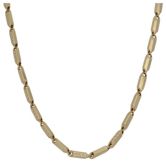 New 14ct Gold Greek Key Chain/Necklace