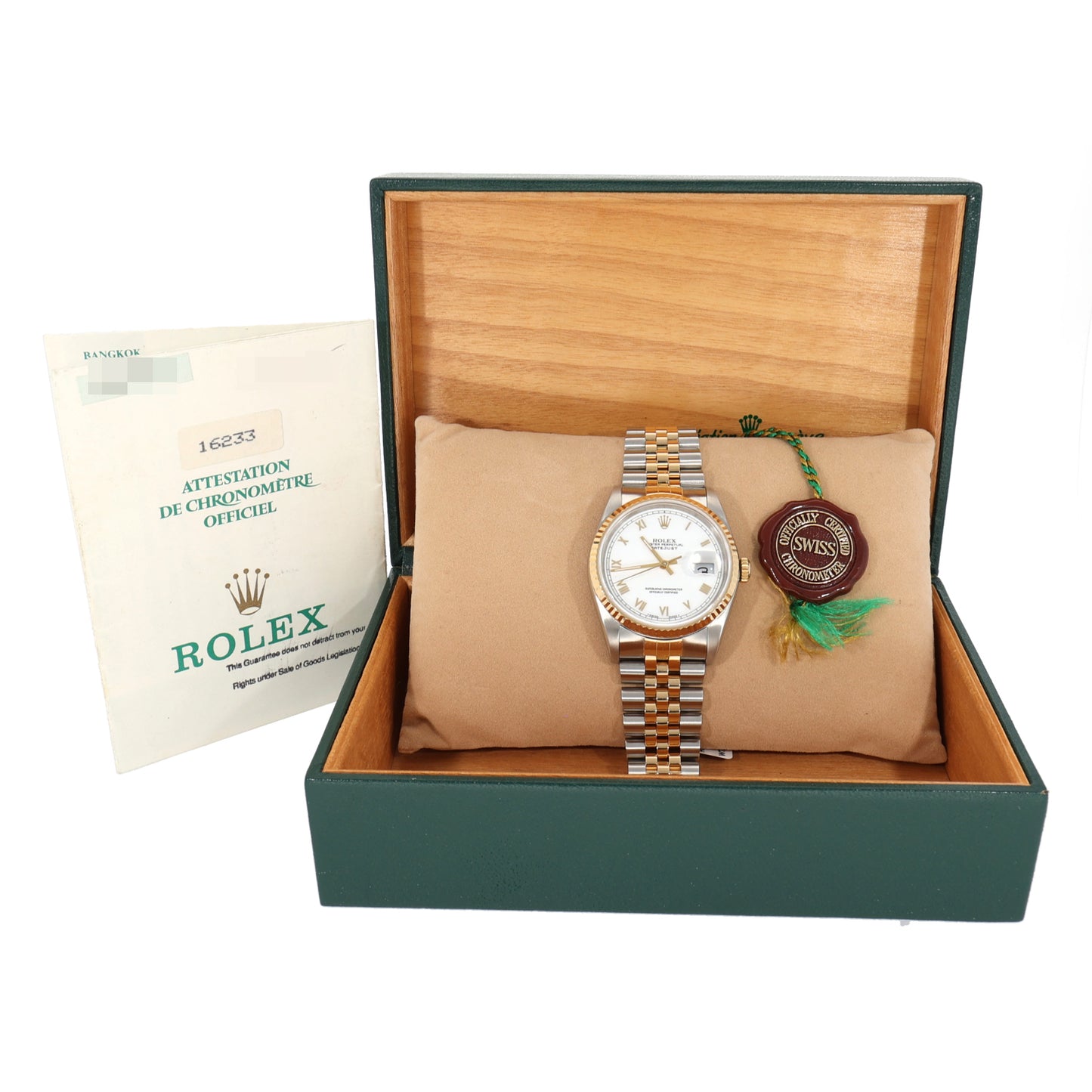 Rolex Datejust 16233 36mm Bi-Colour Watch