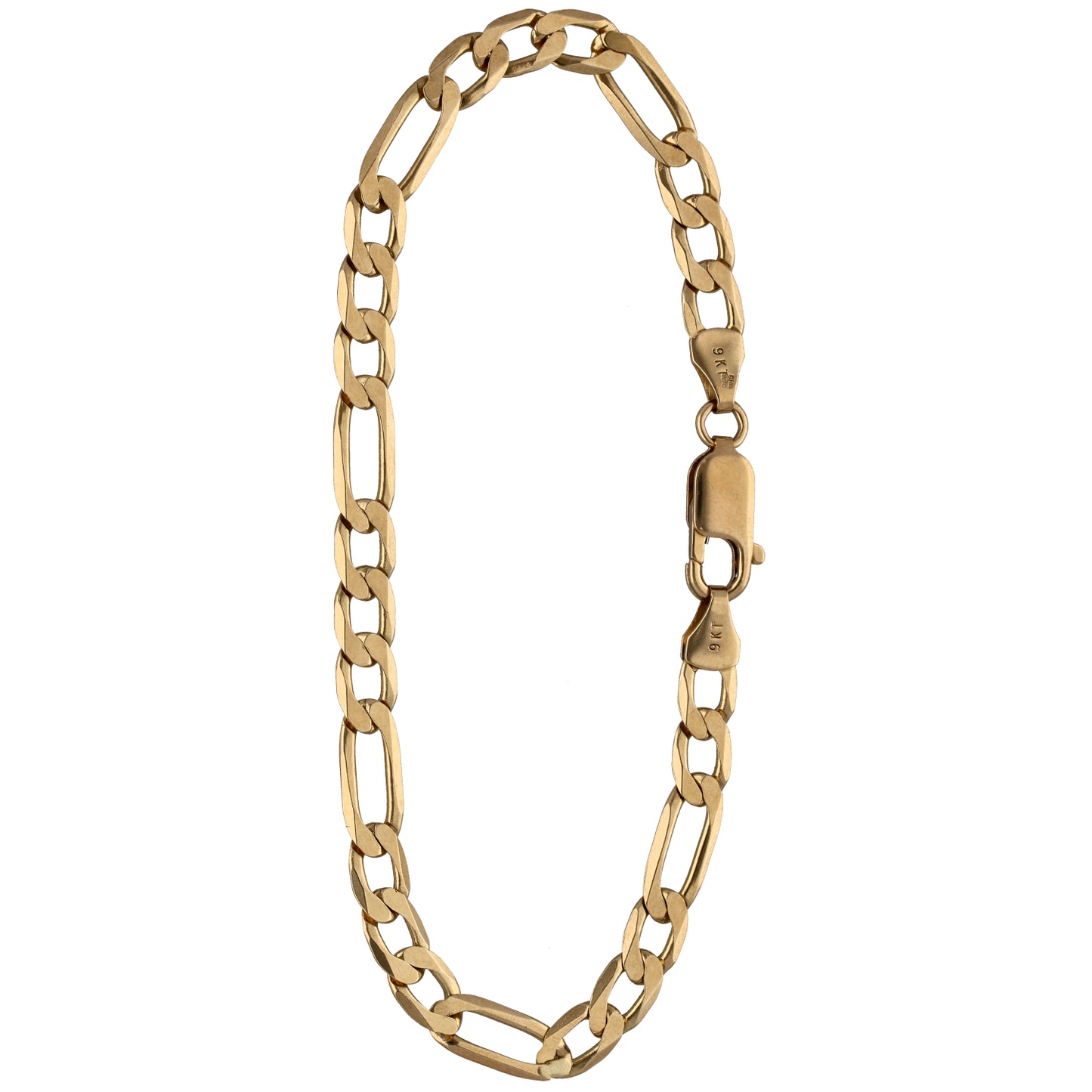 9ct Gold Figaro Bracelet