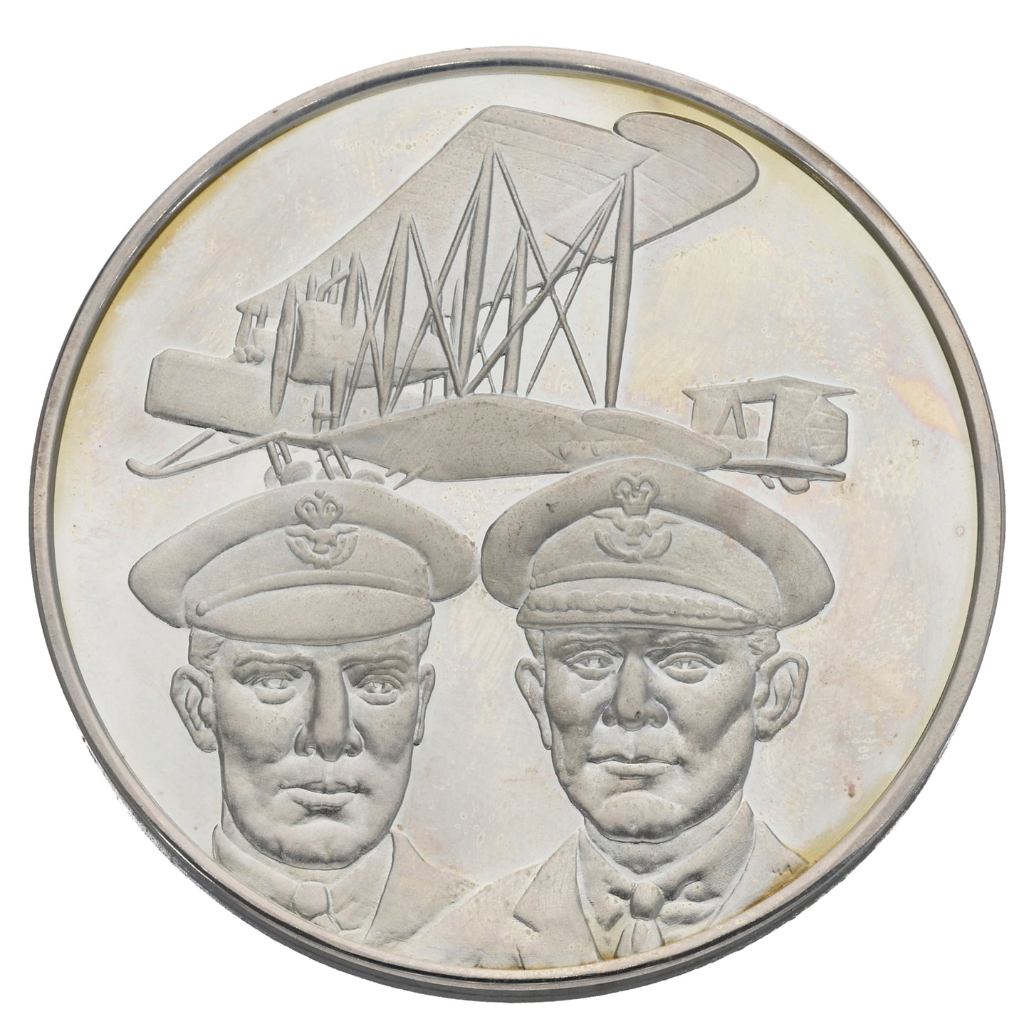 Silver Royal Airforce Museum First Flight Great Britain To South Africa Medal