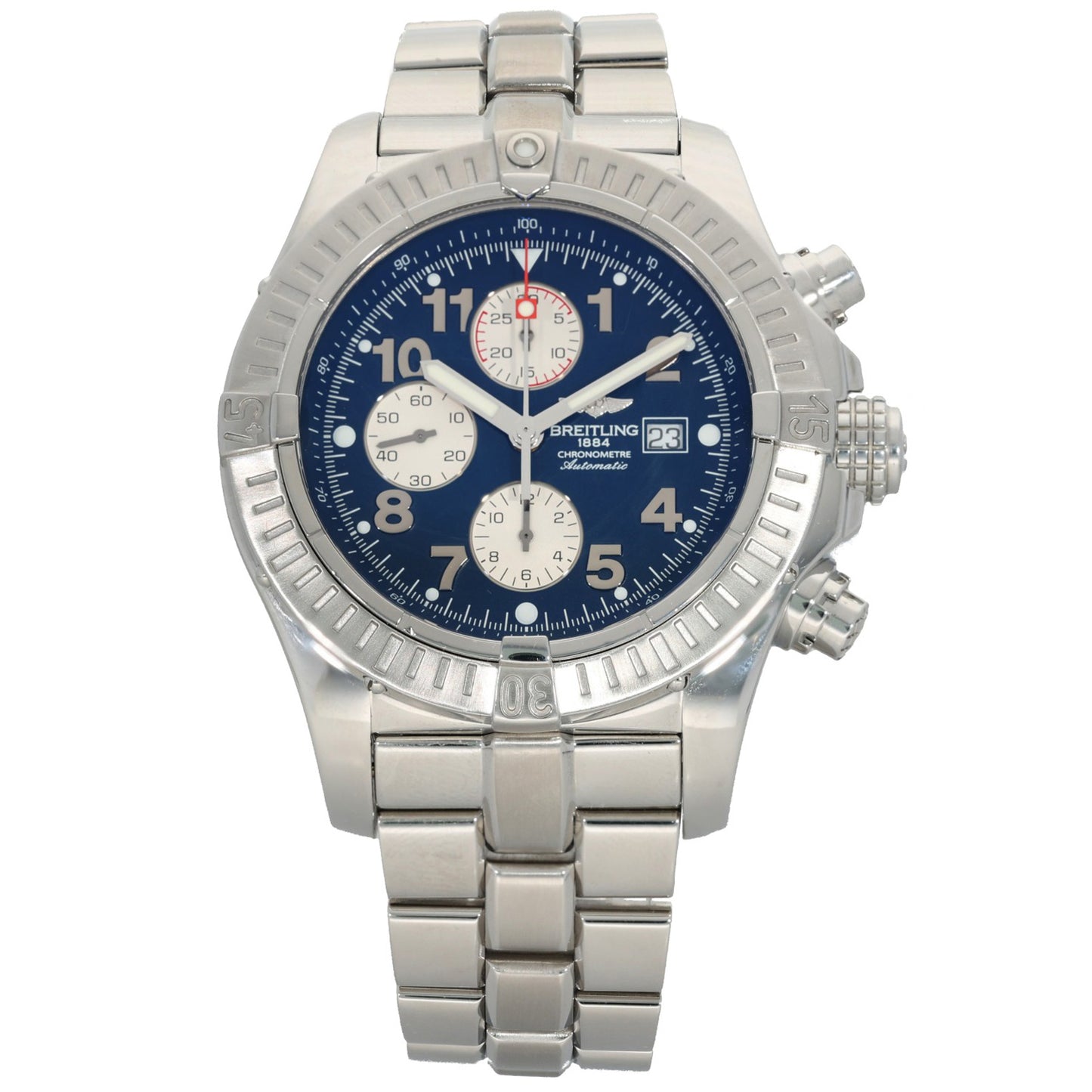 Breitling Super Avenger A13370 48.4mm Stainless Steel Watch