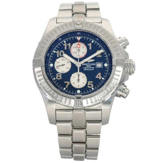 Breitling Super Avenger A13370 48.4mm Stainless Steel Watch