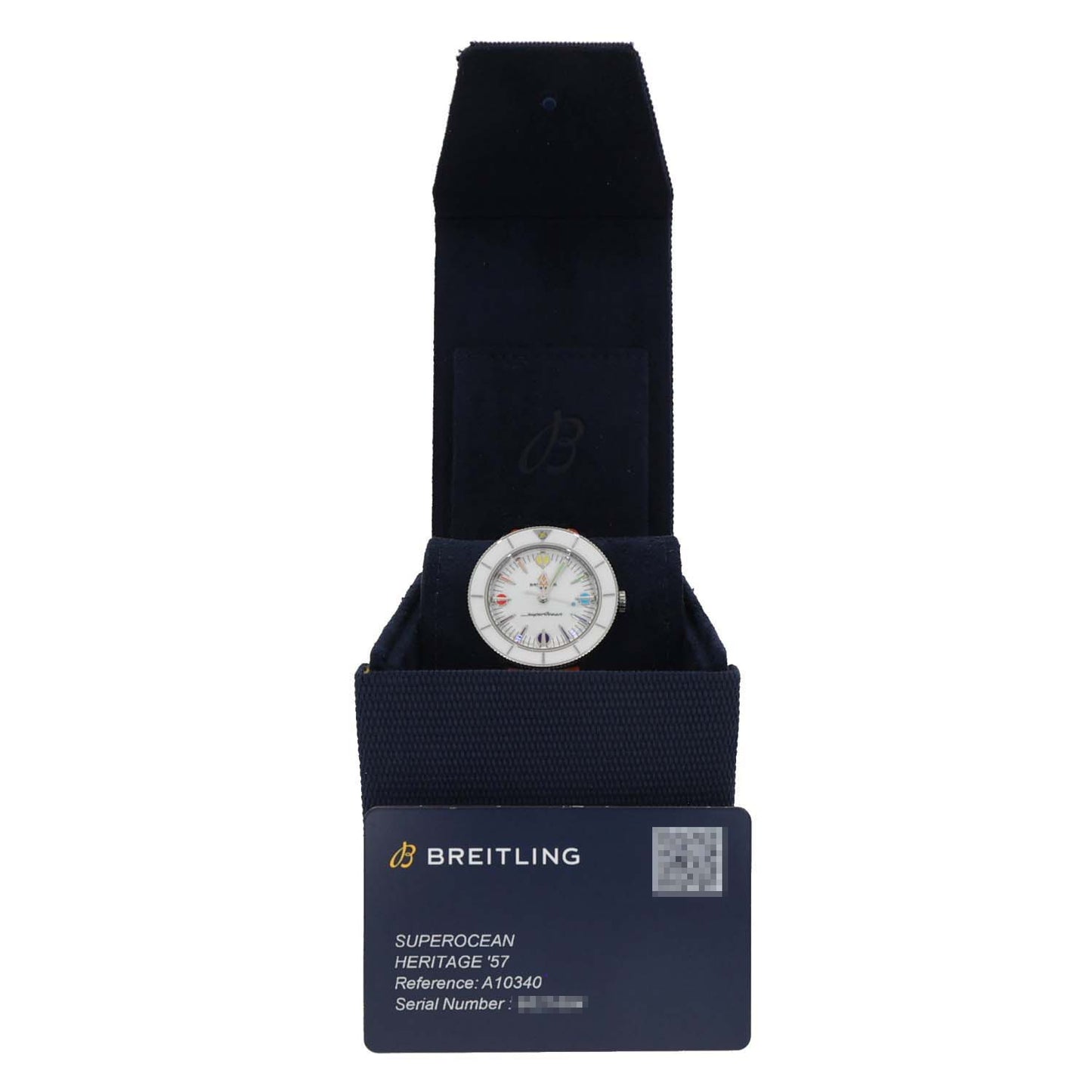 Breitling Superocean Pastel Paradise A10340 38mm Stainless Steel Watch