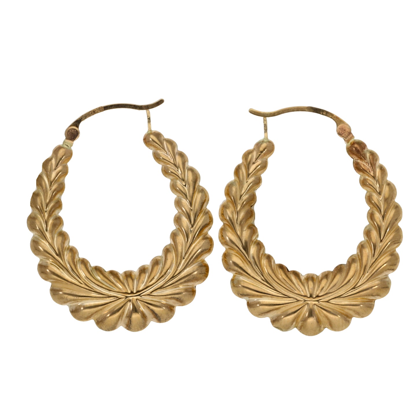 9ct Gold Creole Earrings