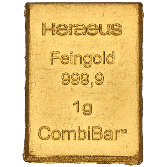 24ct 1g Gold Bar