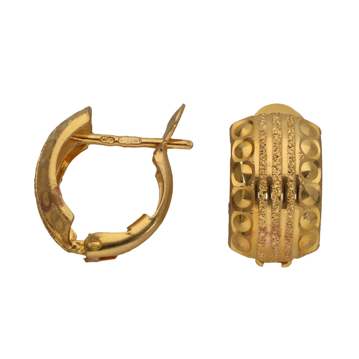 22ct Gold Hoop Earrings