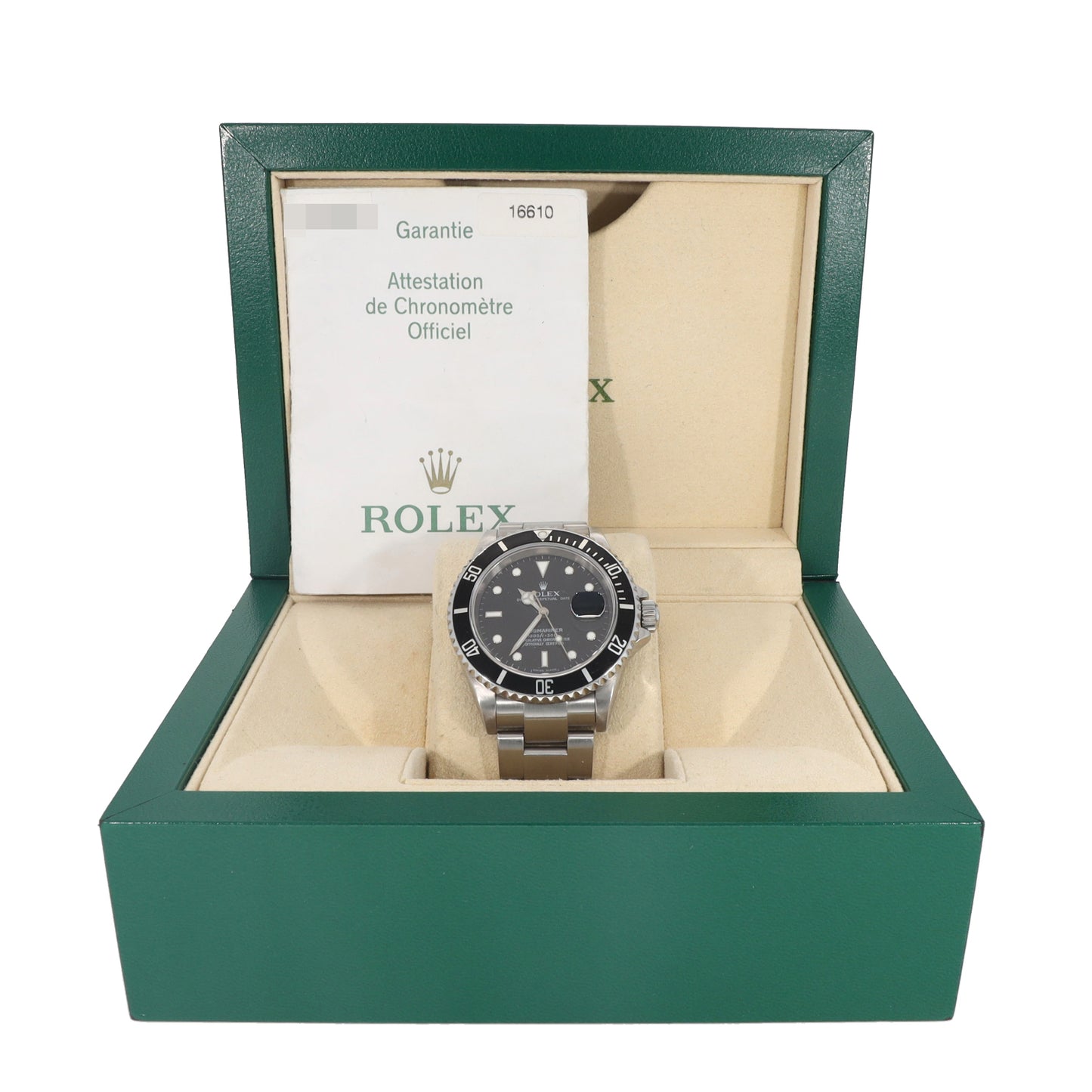 Rolex Submariner 16610 40mm Stainless Steel Watch