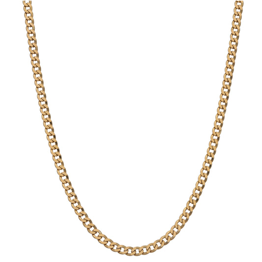 9ct Gold Curb Chain 20"