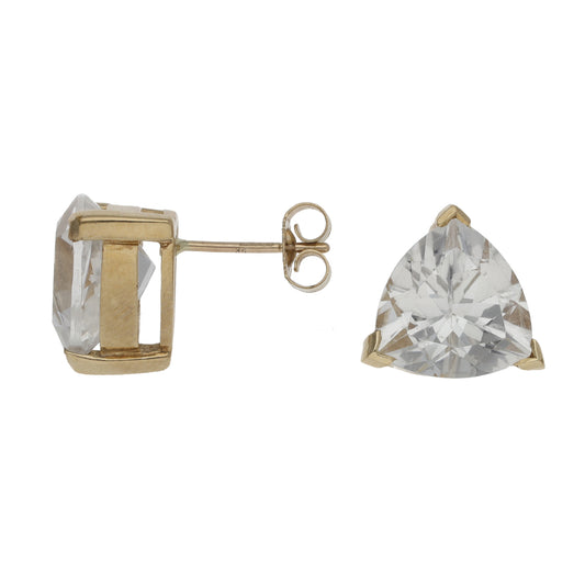 9ct Gold Topaz Stud Earrings