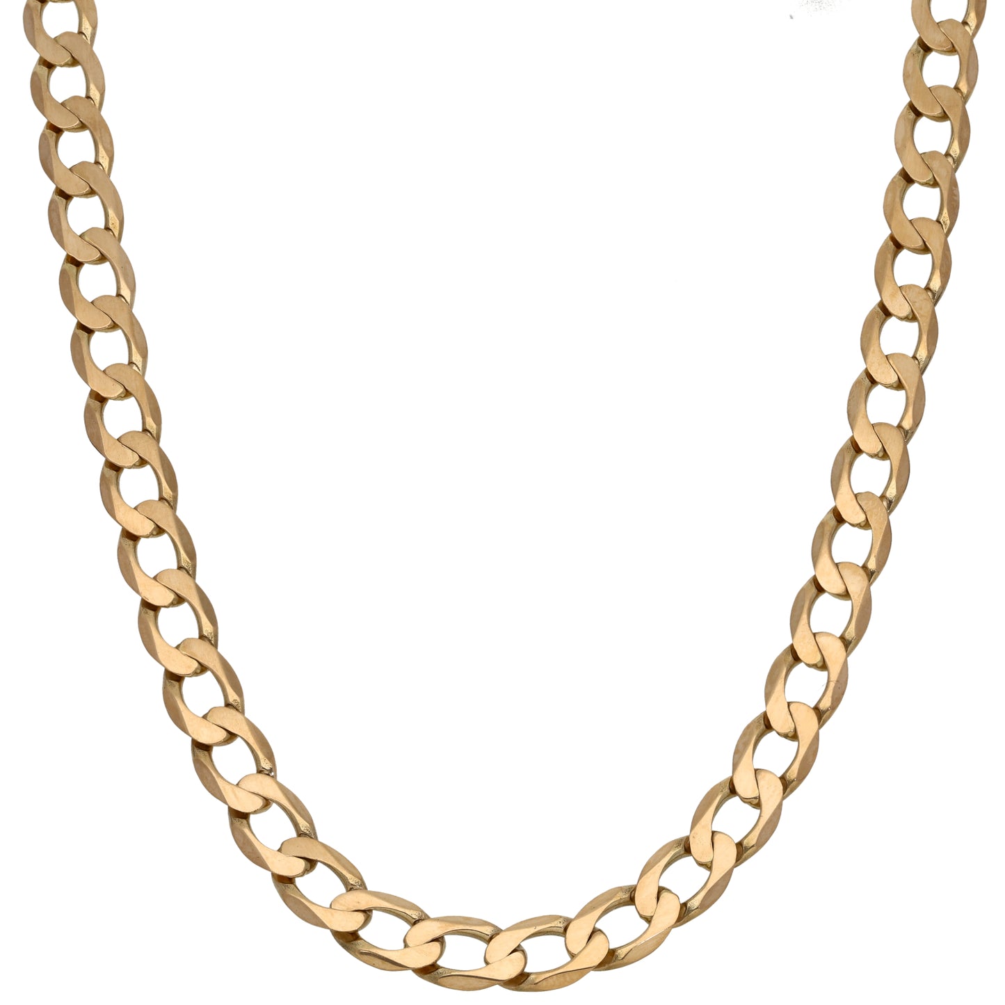 9ct Gold Curb Chain 20"