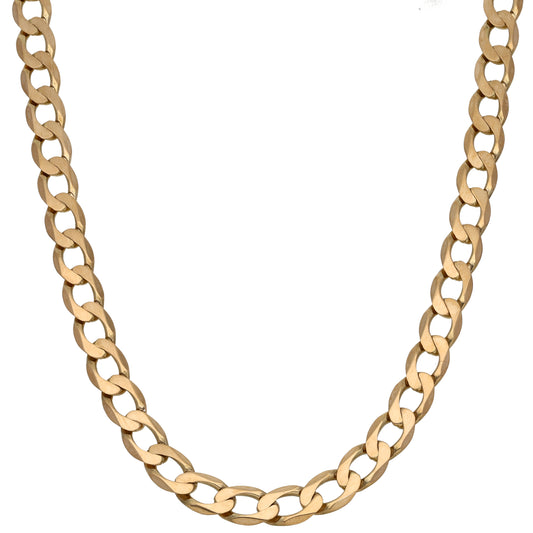 9ct Gold Curb Chain 20"