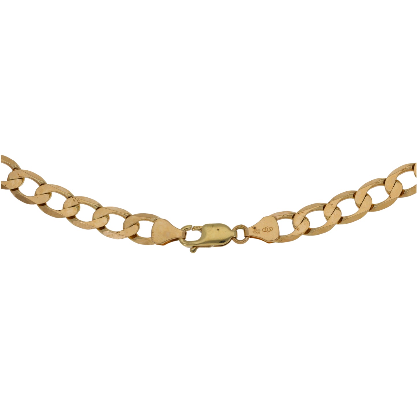 9ct Gold Curb Chain 20"