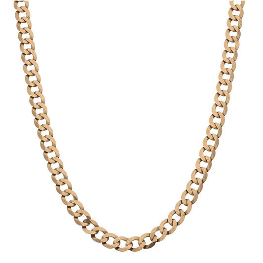 9ct Gold Curb Chain 20"