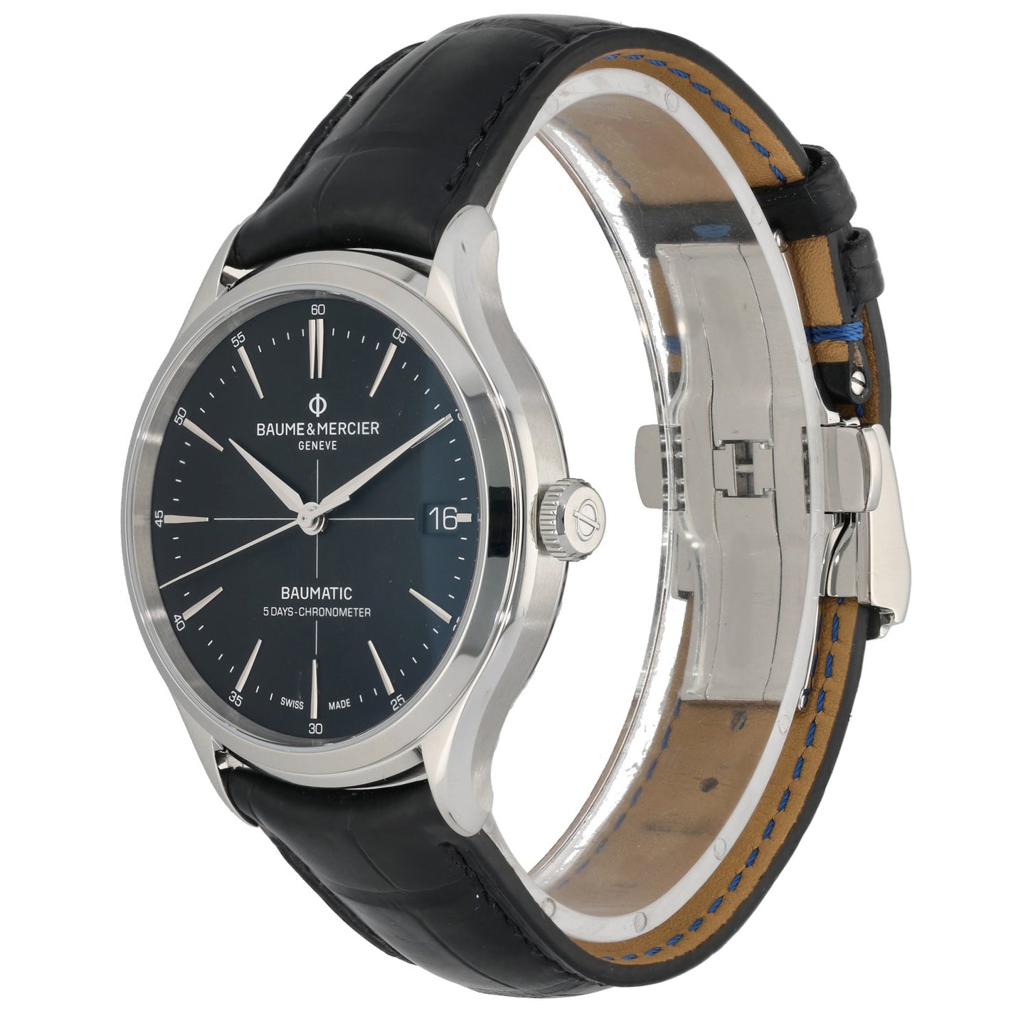 Baume Et Mercier Clifton 65884 40mm Stainless Steel Watch