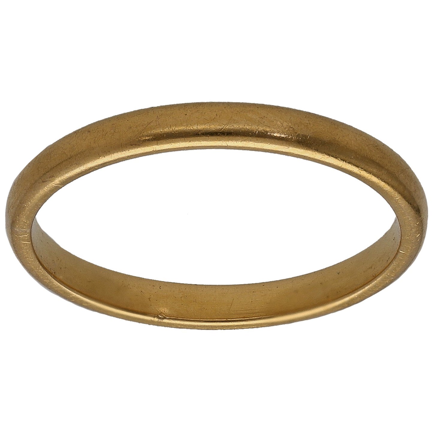 22ct Gold Plain Wedding Ring Size K
