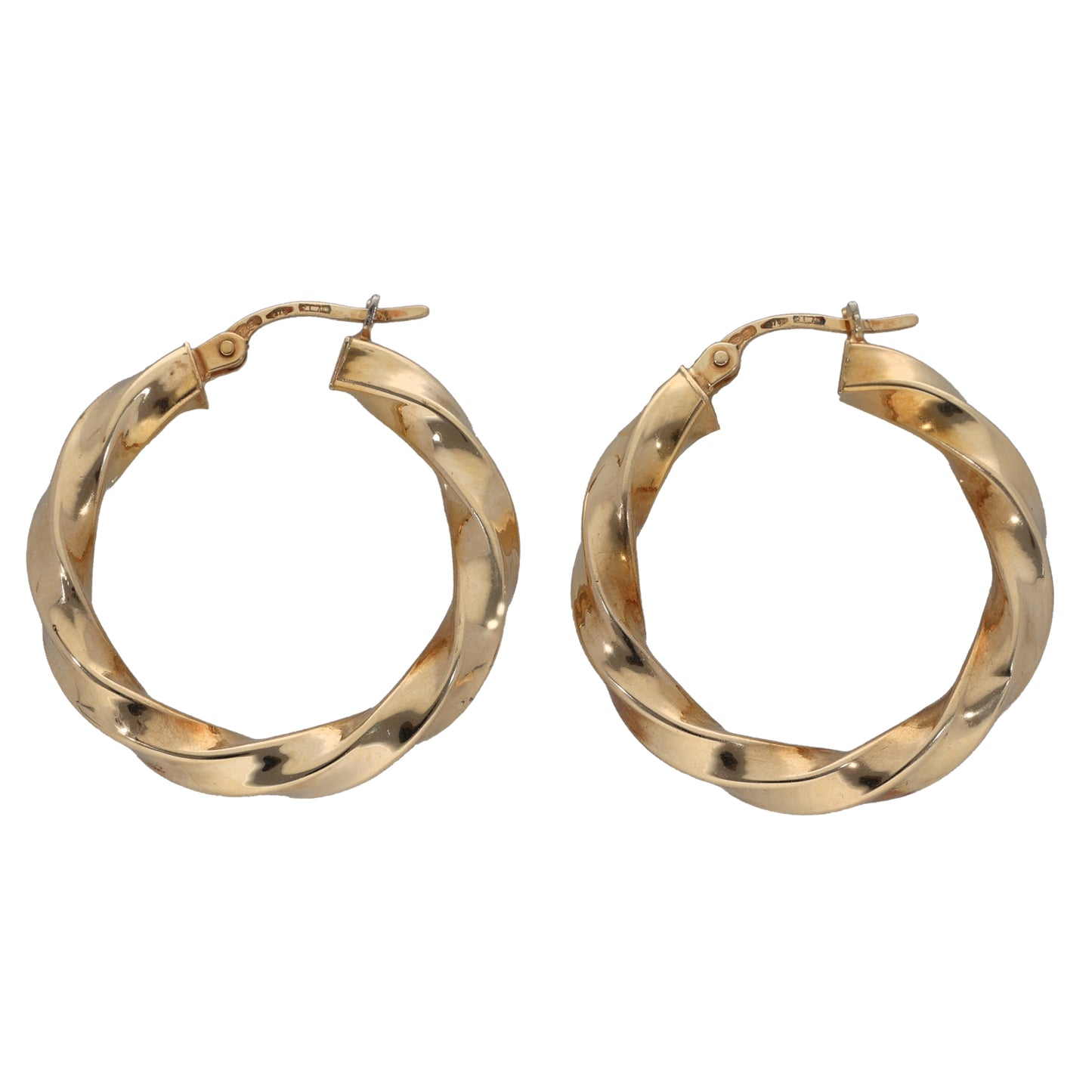 9ct Gold Creole Earrings