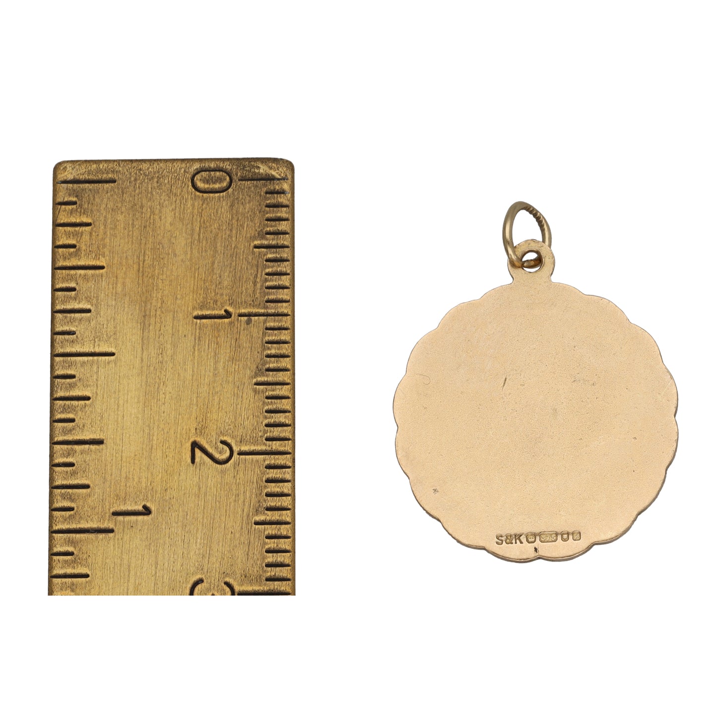 9ct Gold St Christopher Pendant