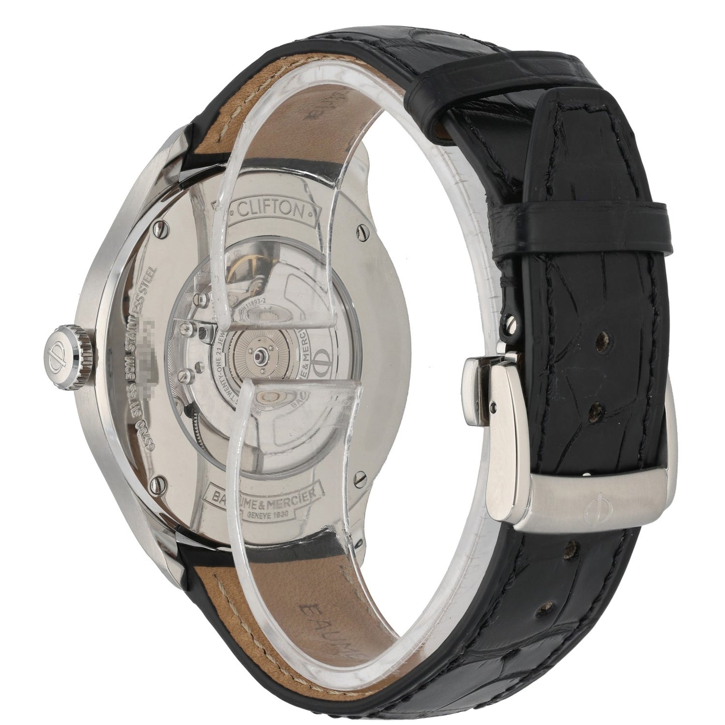 Baume Et Mercier Clifton 65730 40mm Stainless Steel Watch