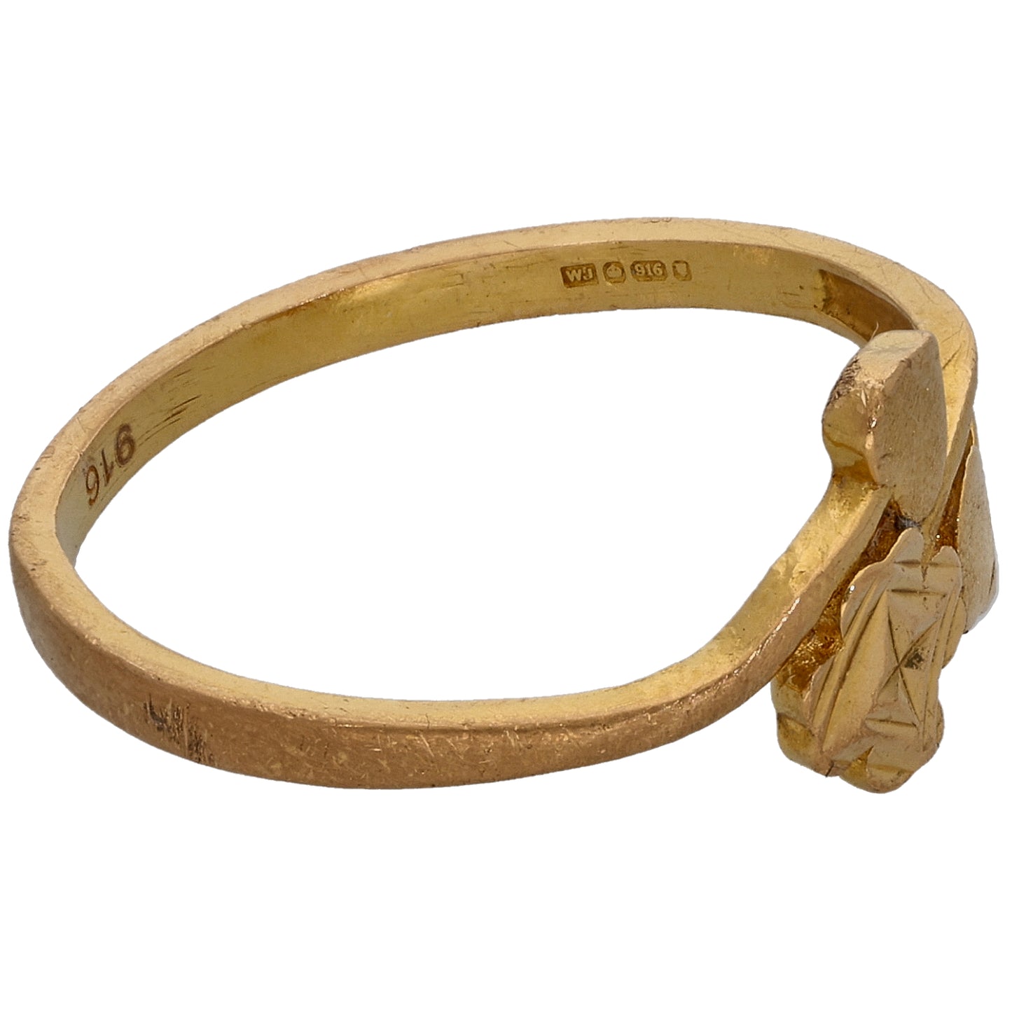 22ct Gold Alternative Ring Size Q