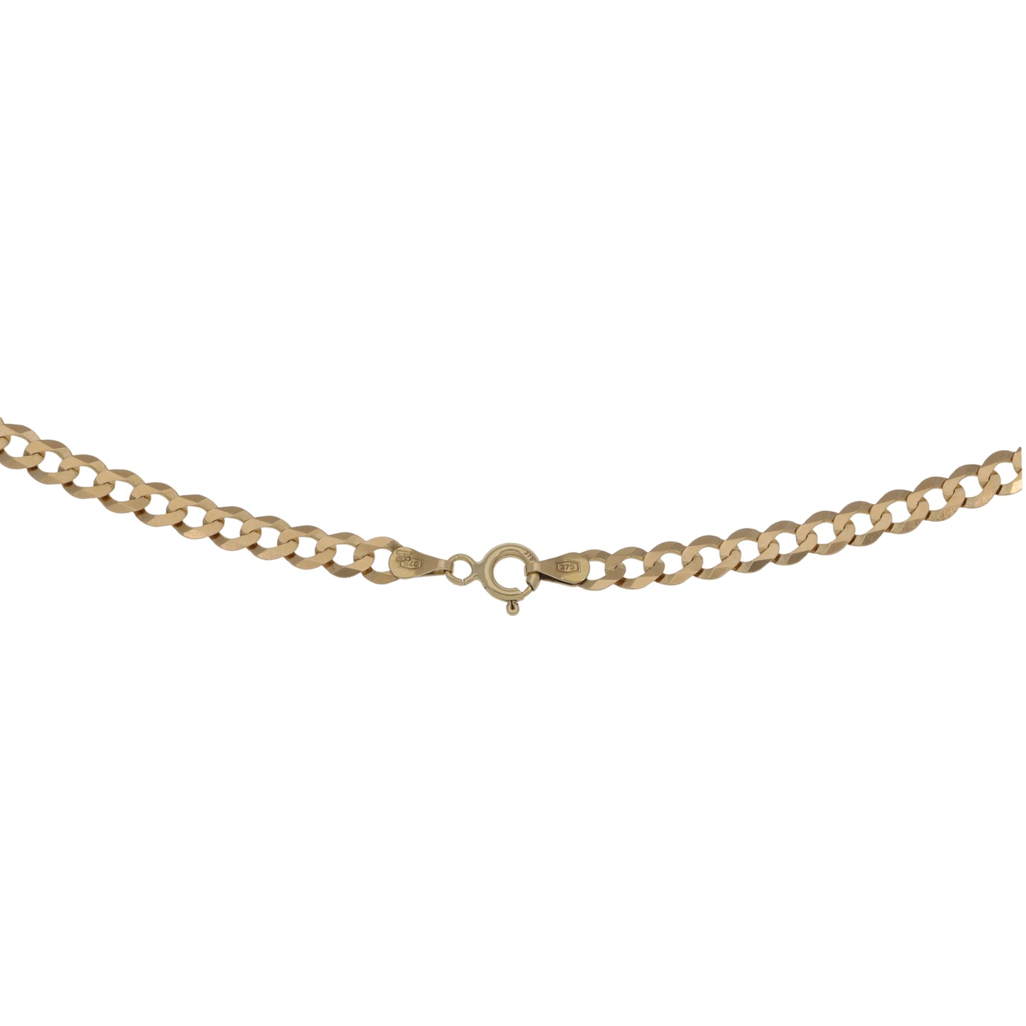 9ct Gold Curb Chain 30"