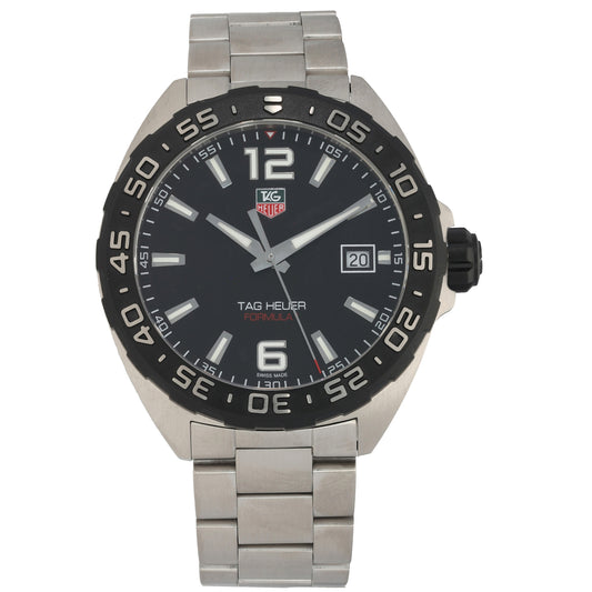 Tag Heuer Formula 1 WAZ1110 41mm Stainless Steel Watch