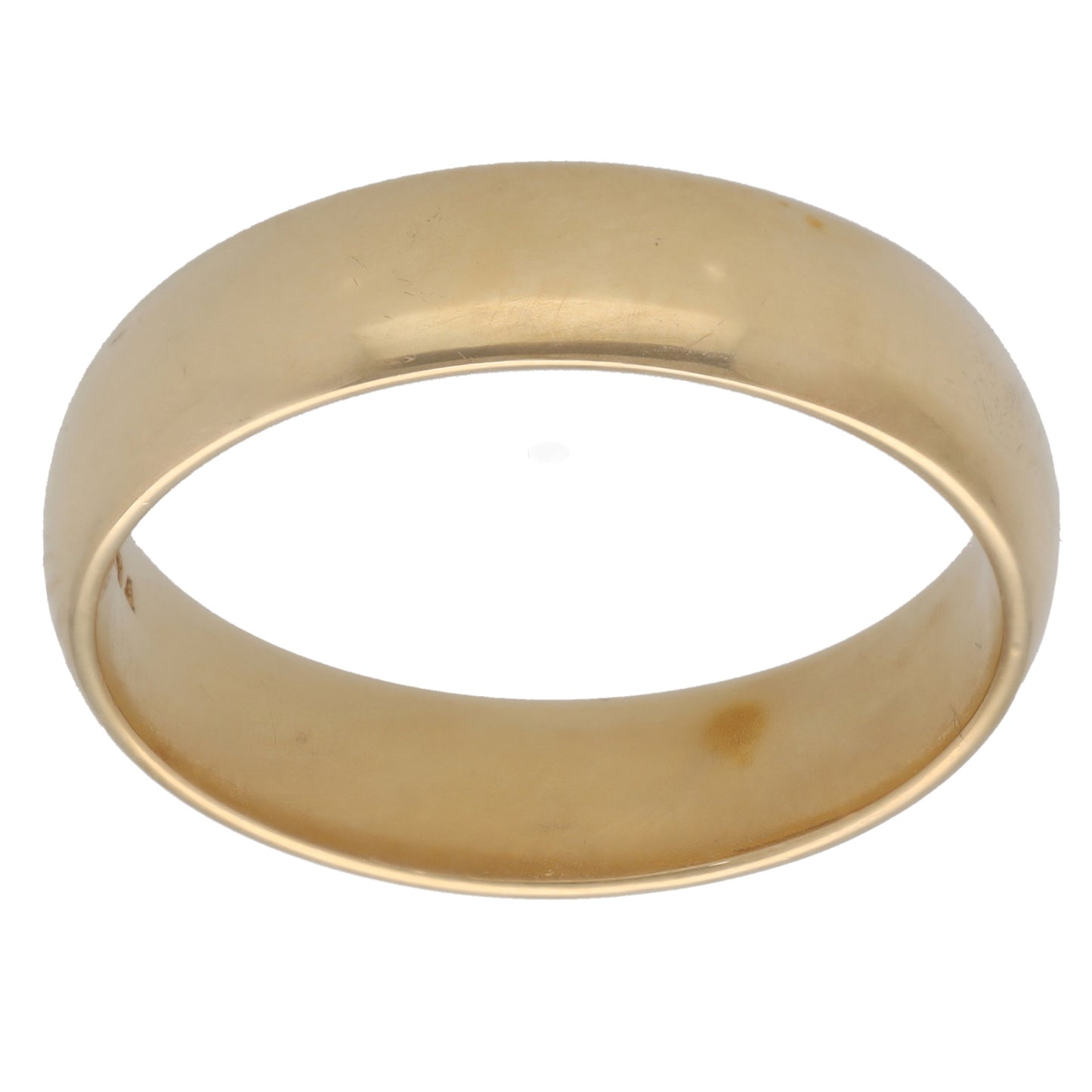9ct Gold Plain Wedding Ring Size W