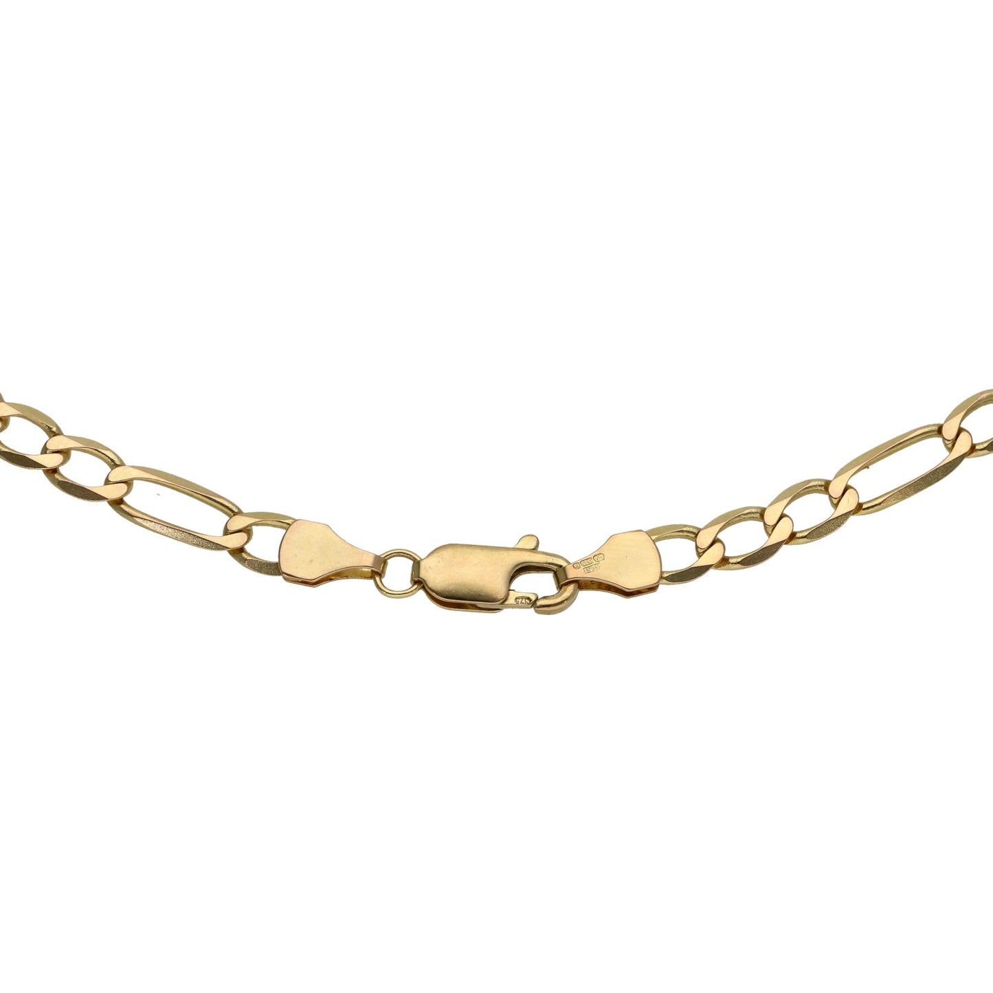 9ct Gold Figaro Chain 20"