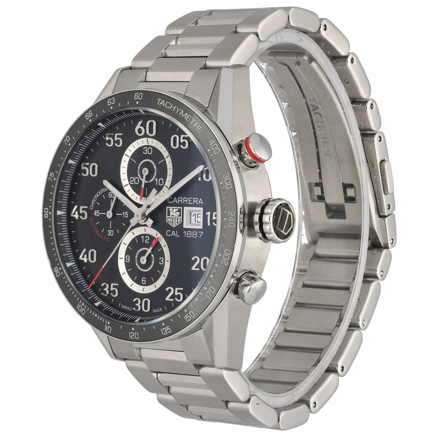 Tag Heuer Carrera CAR2A10 44mm Stainless Steel Watch
