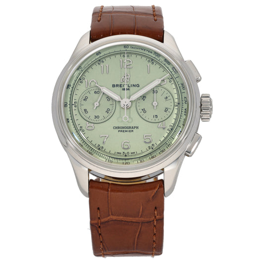 Breitling Premier B09 AB0930 40mm Stainless Steel Watch