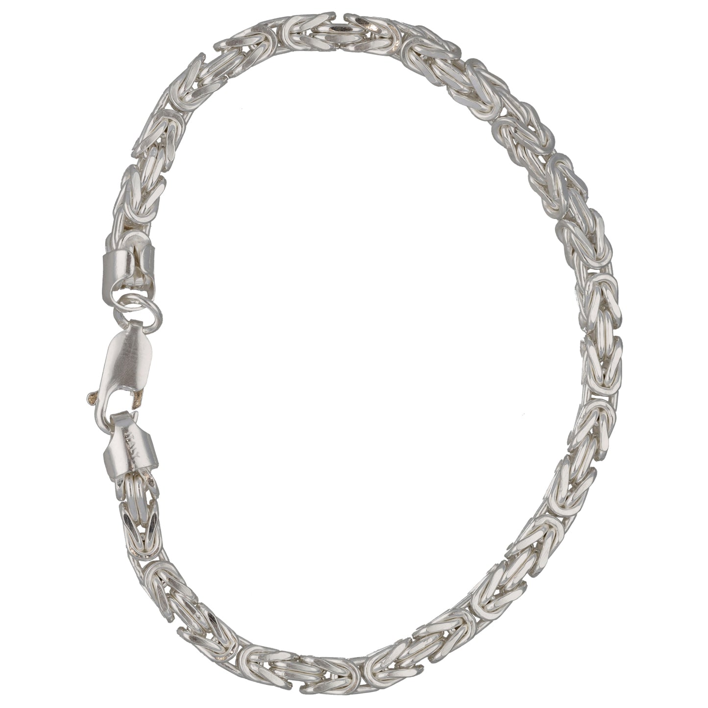 New Sterling Silver Byzantine Bracelet