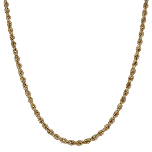 9ct Gold Rope Chain 19"