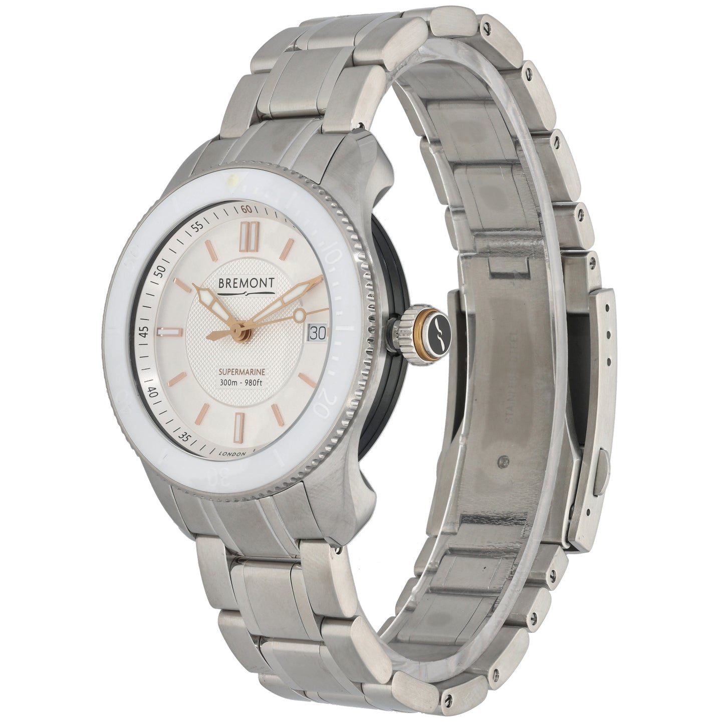 Bremont Supermarine S300-VIGO-B 40mm Stainless Steel Watch
