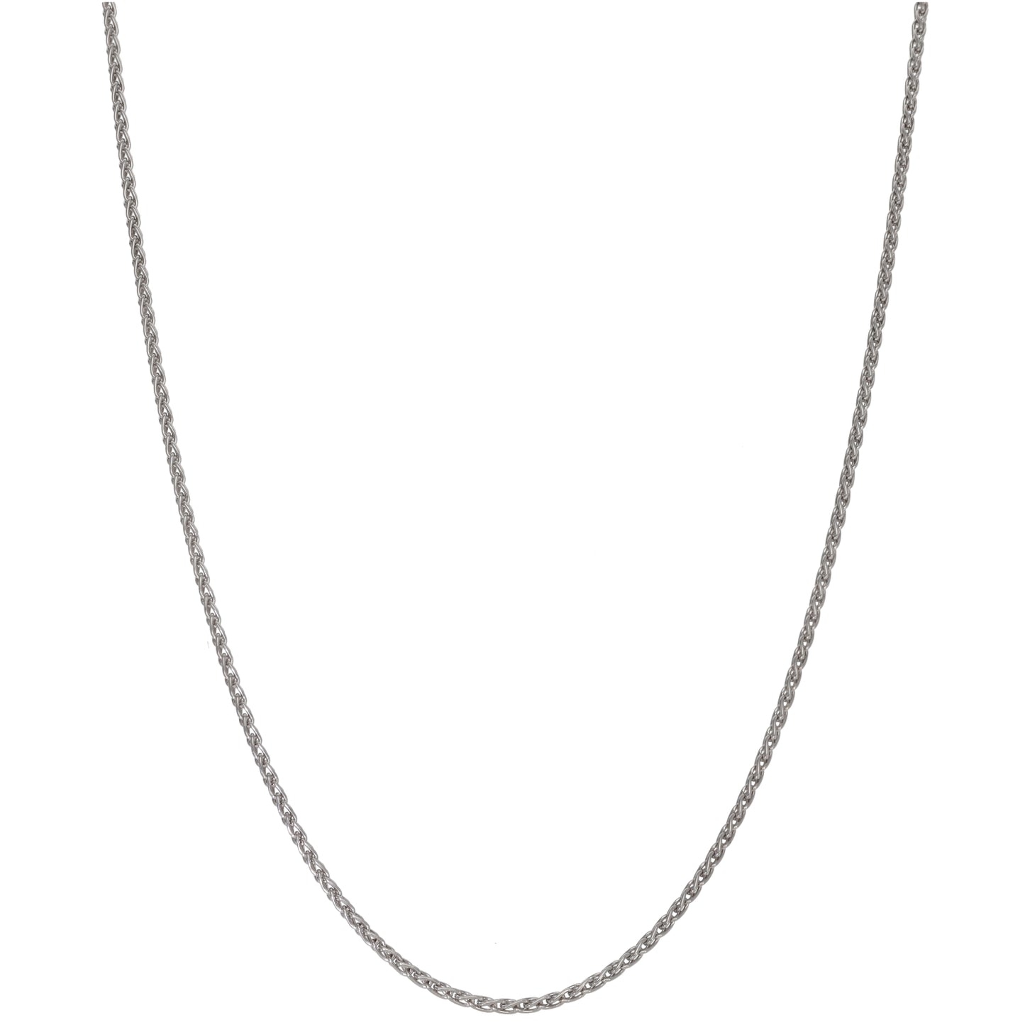 18ct White Gold Rope Chain 18"