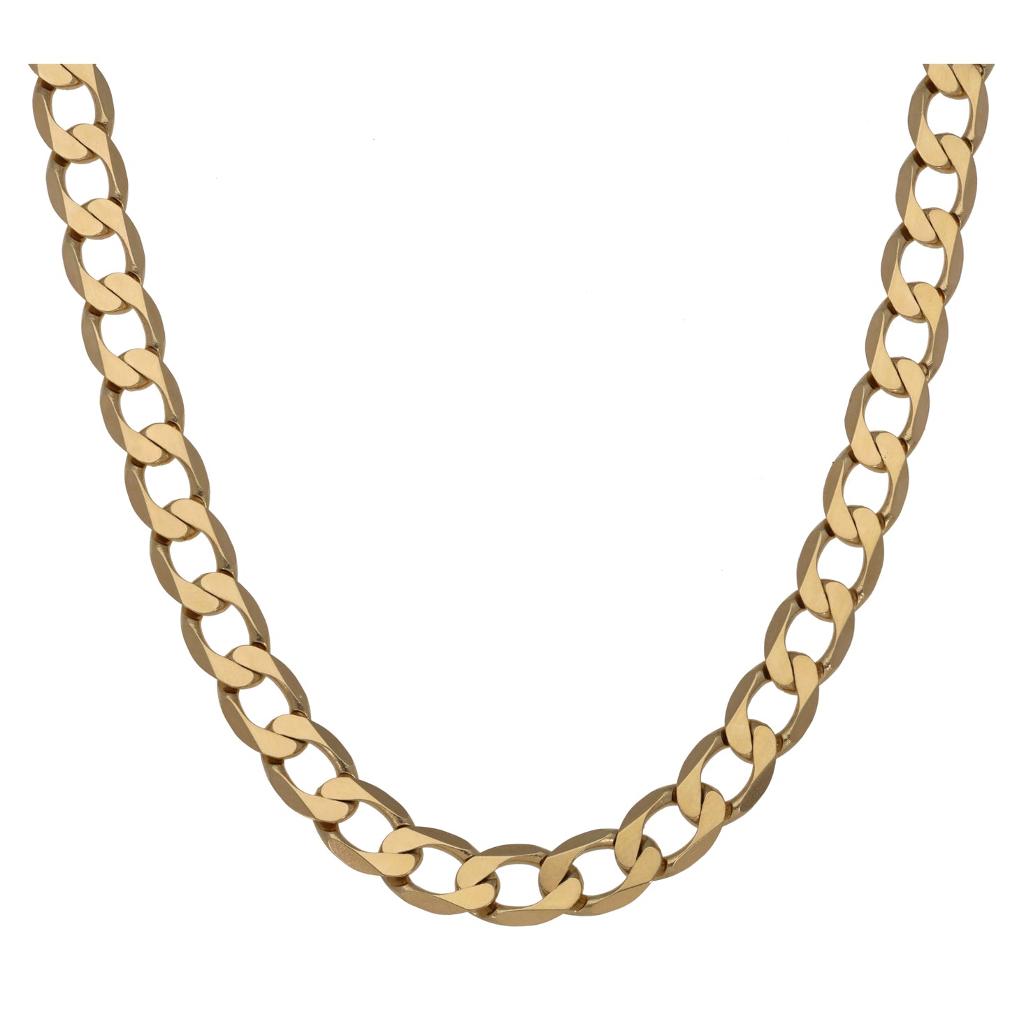 9ct Gold Curb Chain 20"