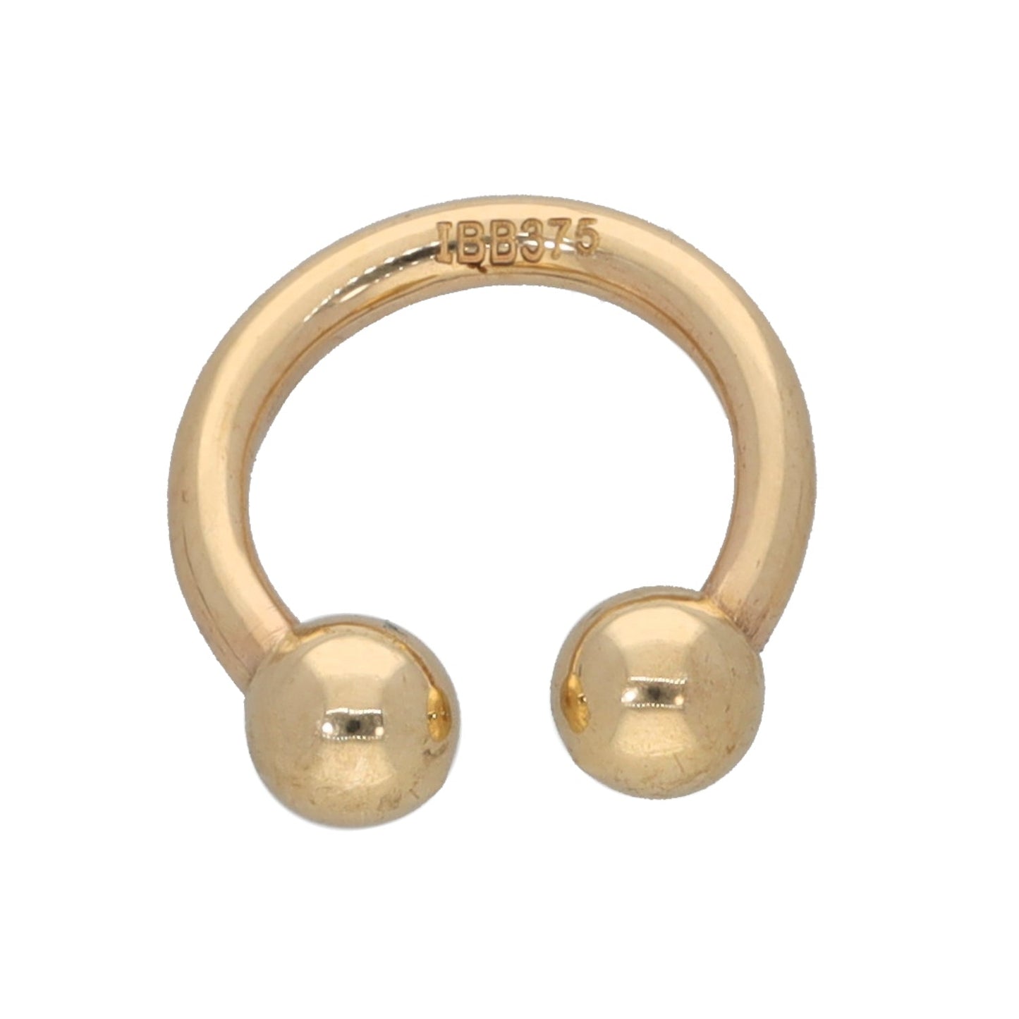 9ct Gold Bull Ring Piercing (Eyebrow, Ear & Nose)