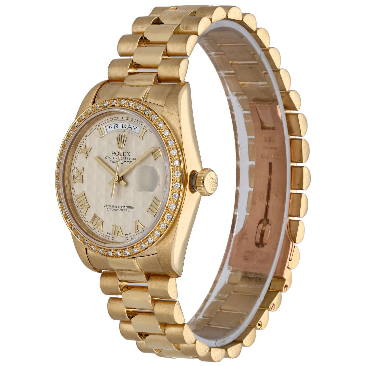 Rolex Day-Date 18038 36mm Gold Watch