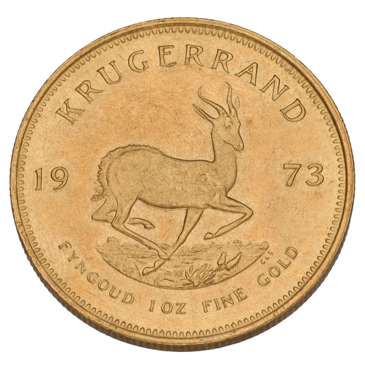 22ct Gold 1 OZ Krugerrand Coin 1973