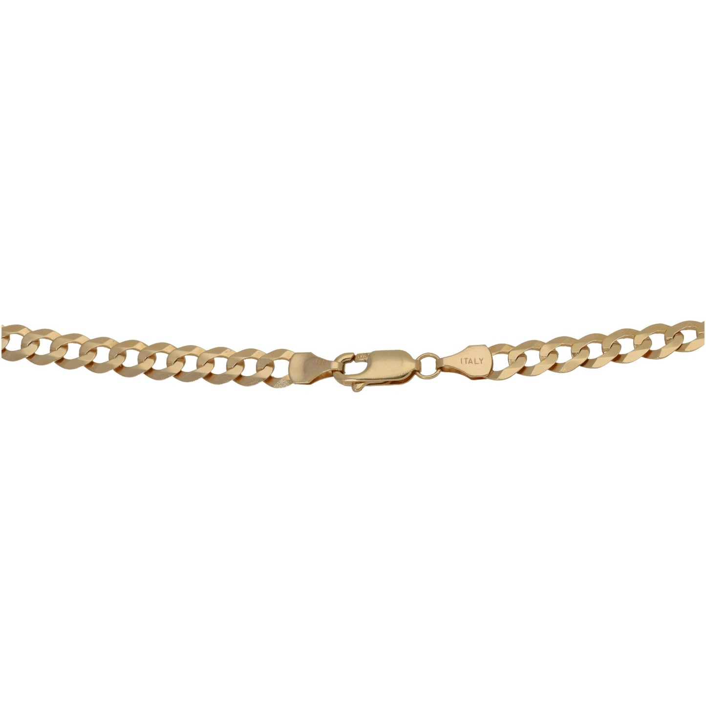 9ct Gold Curb Chain 22"