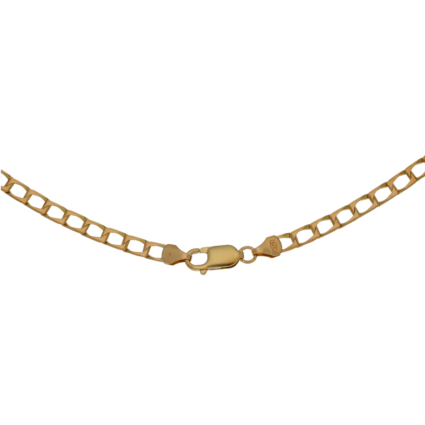 9ct Gold Curb Chain 24"