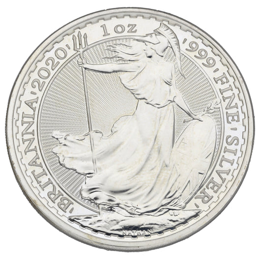 Fine Silver Queen Elizabeth II Full Britannia Coin 2020