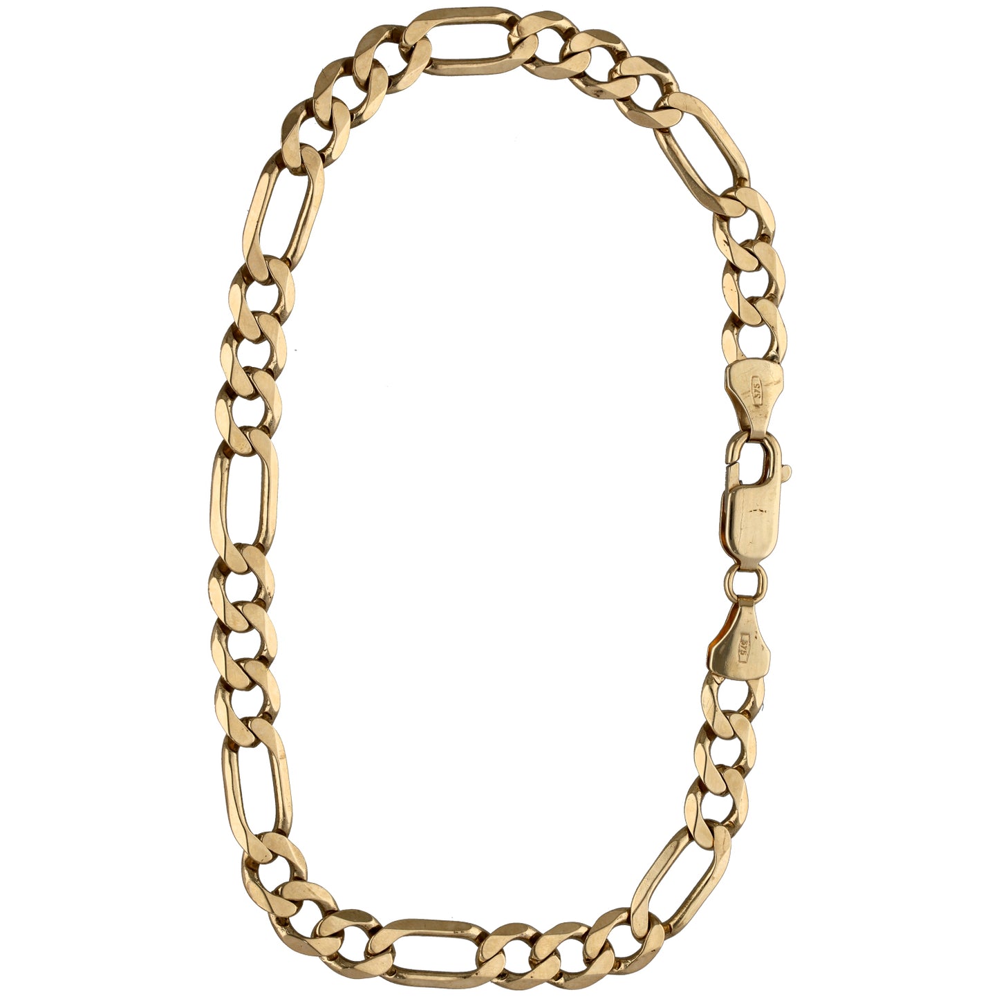 9ct Gold Figaro Bracelet
