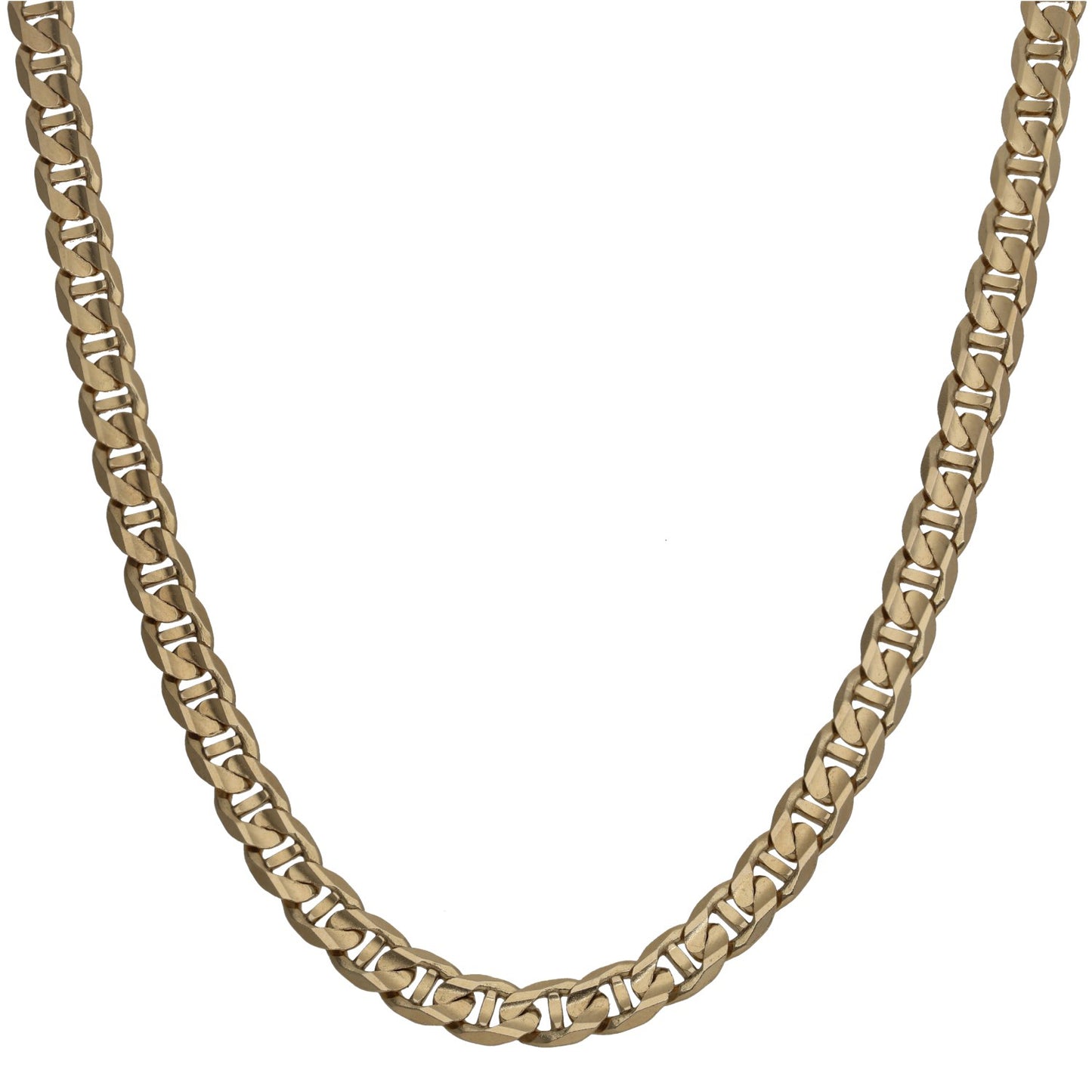 9ct Gold Curb Chain 18"