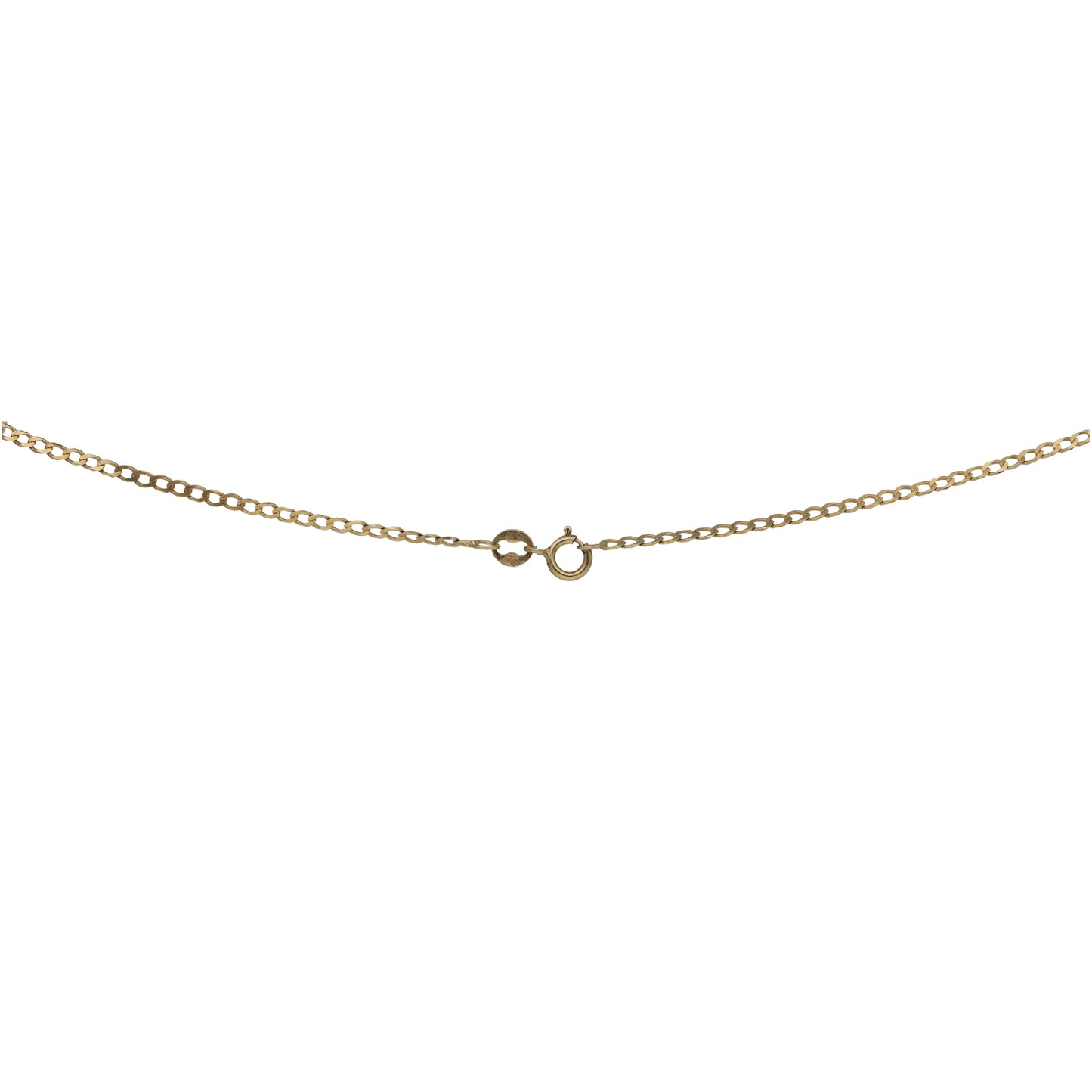 9ct Gold 0.03ct Diamond Initial B Pendant With Chain