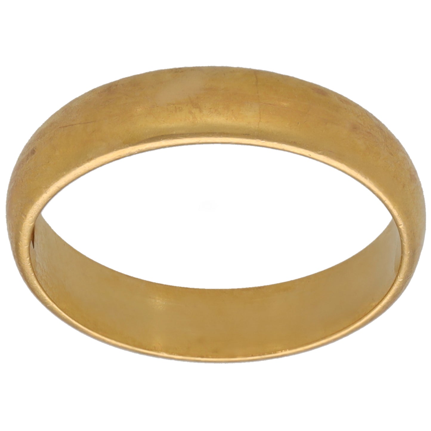 22ct Gold Plain Wedding Ring Size K