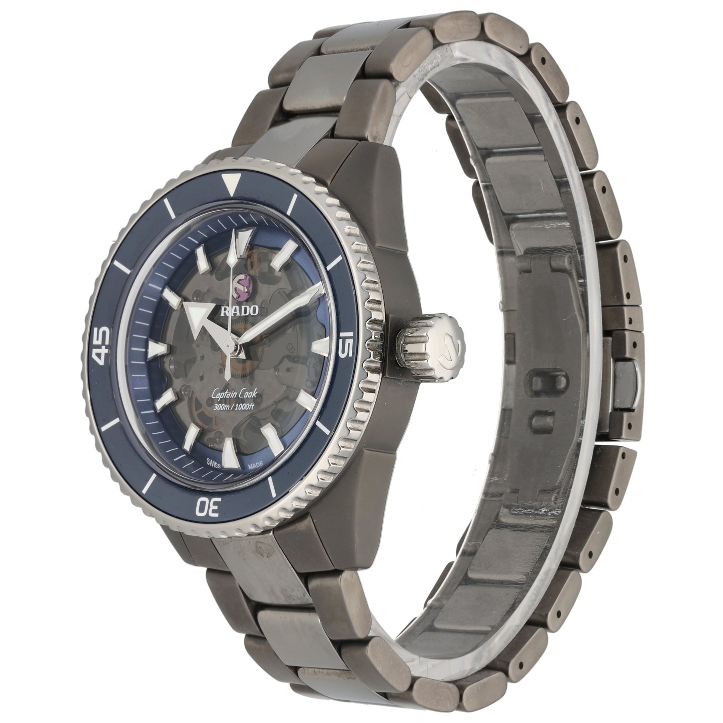 Rado Captain Cook 734.6128.3 43mm Ceramic Watch