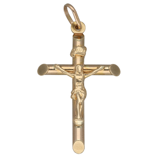 9ct Gold Crucifix Pendant