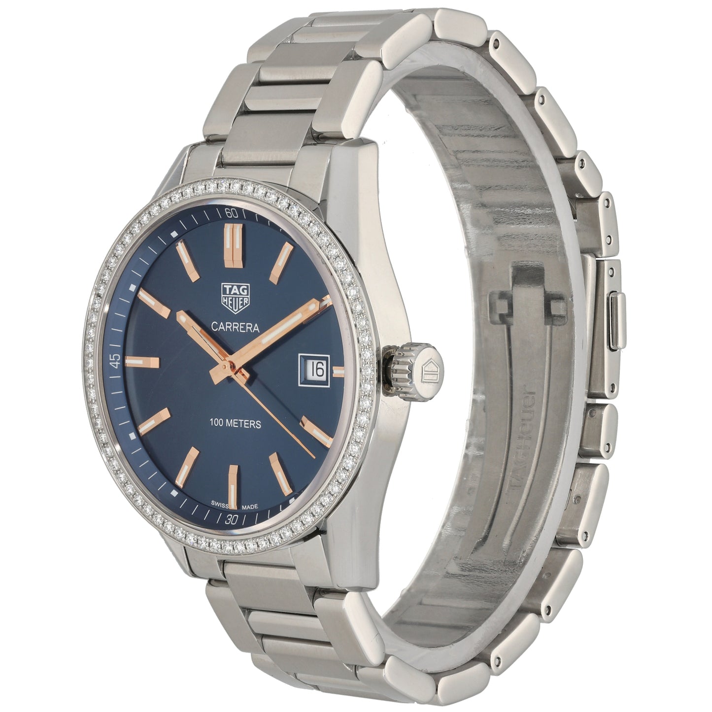 Tag Heuer Carrera WAR1114 39mm Stainless Steel Watch