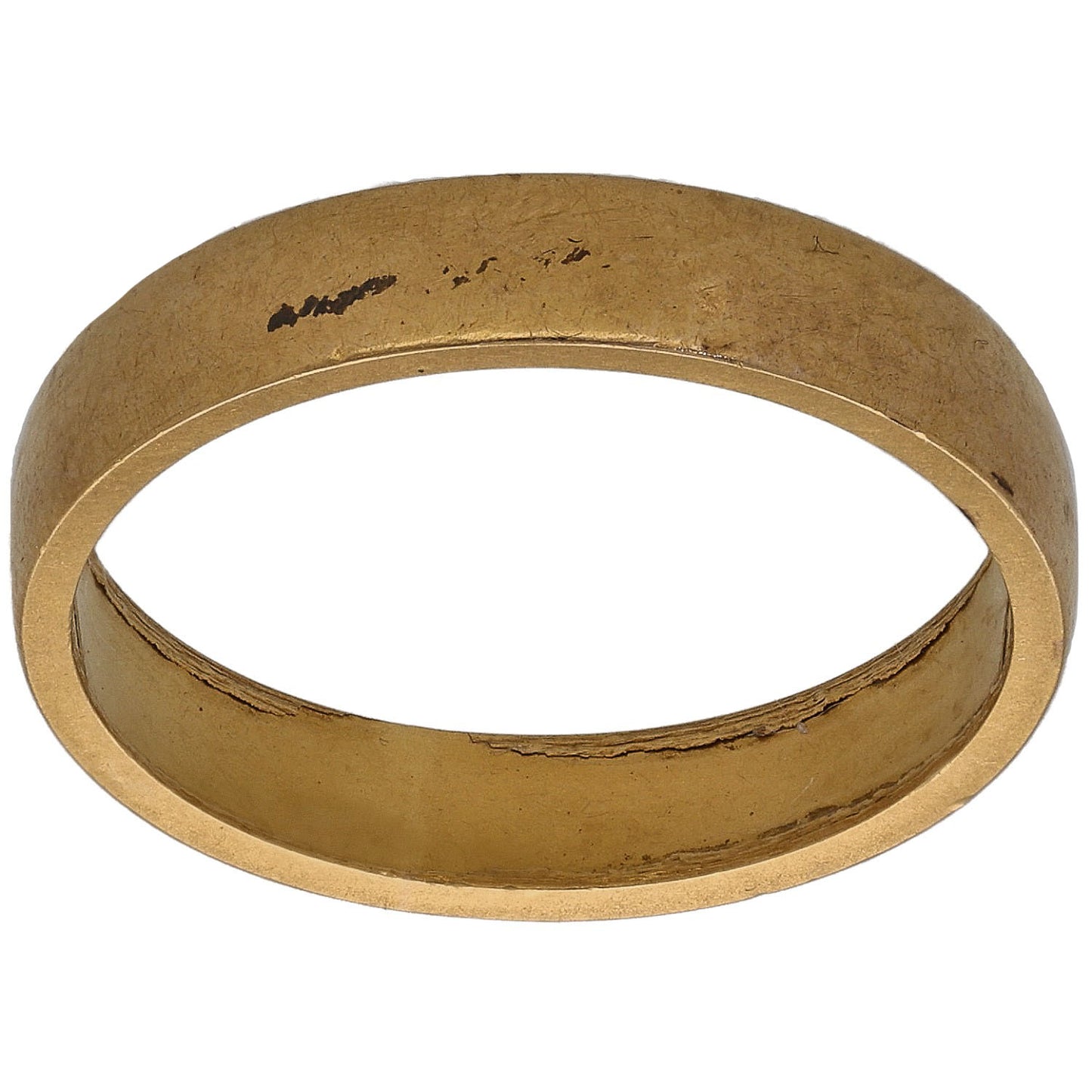 22ct Gold Plain Wedding Ring Size O