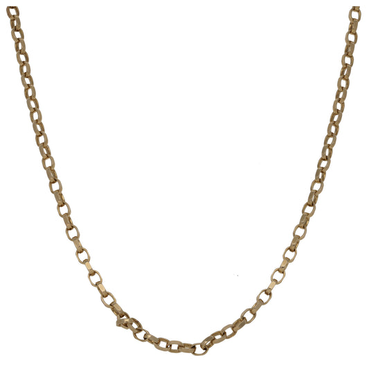 9ct Gold Belcher Chain 24"