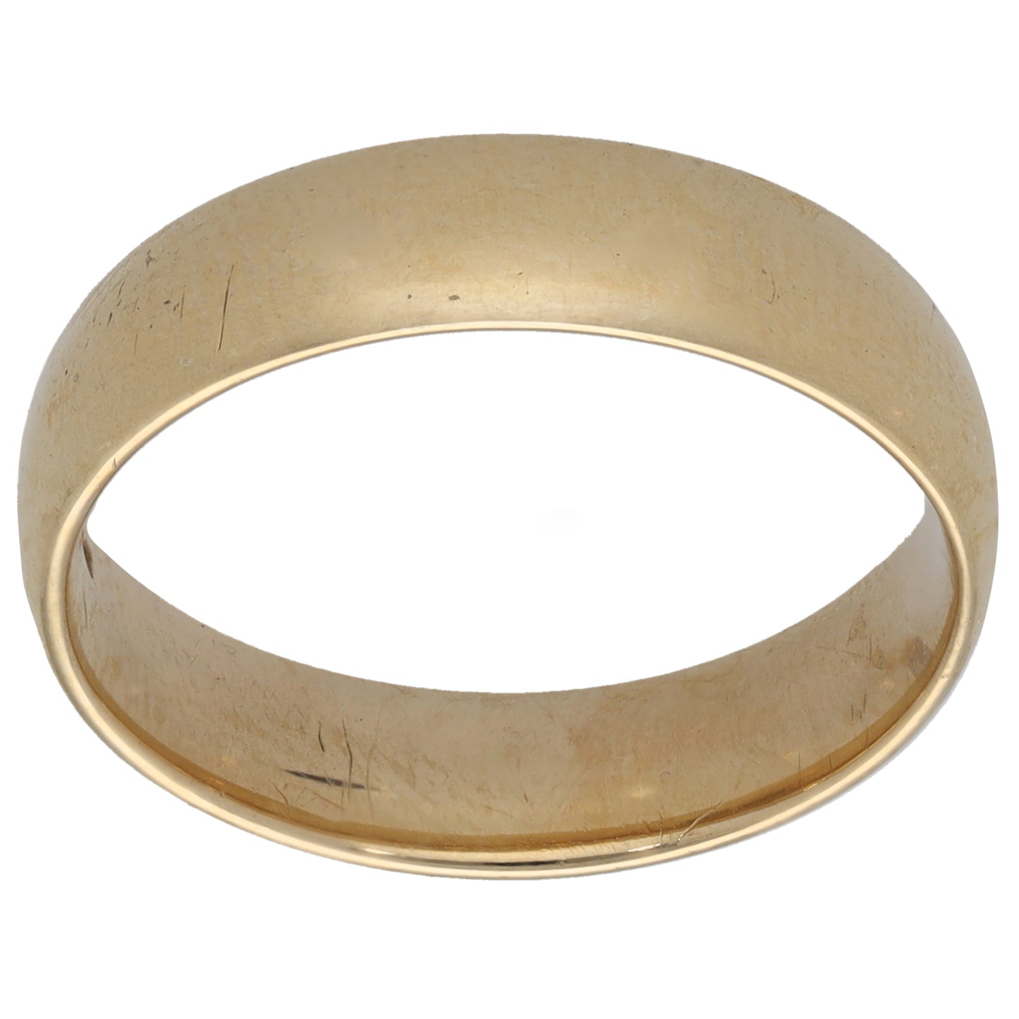 9ct Gold Plain Wedding Ring Size O
